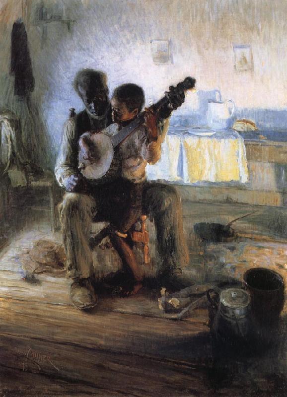 Henry Ossawa Tanner The Banjo Lesson oil painting picture